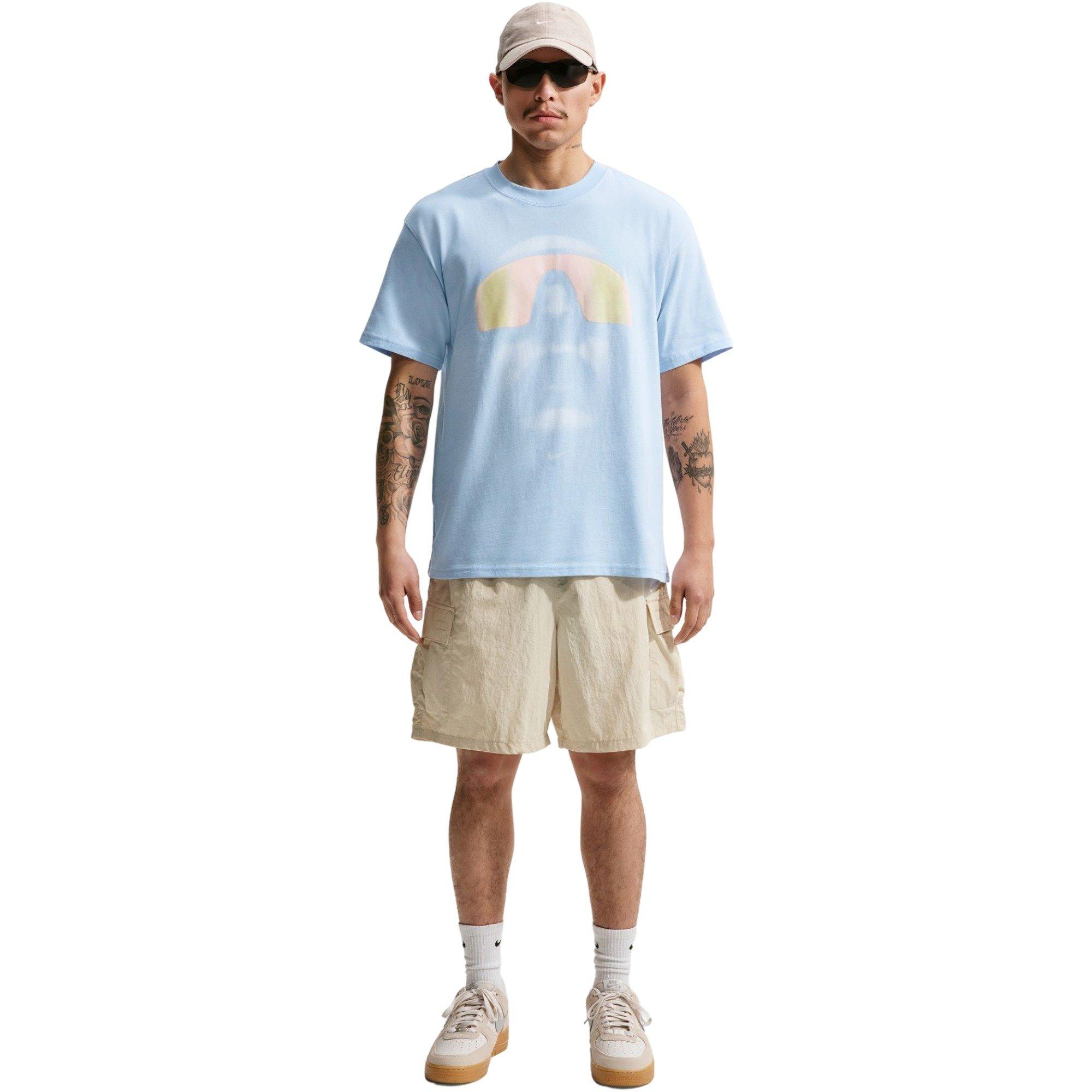 Nike Men's Sportswear Short-Sleeve Tee - LT BLUE